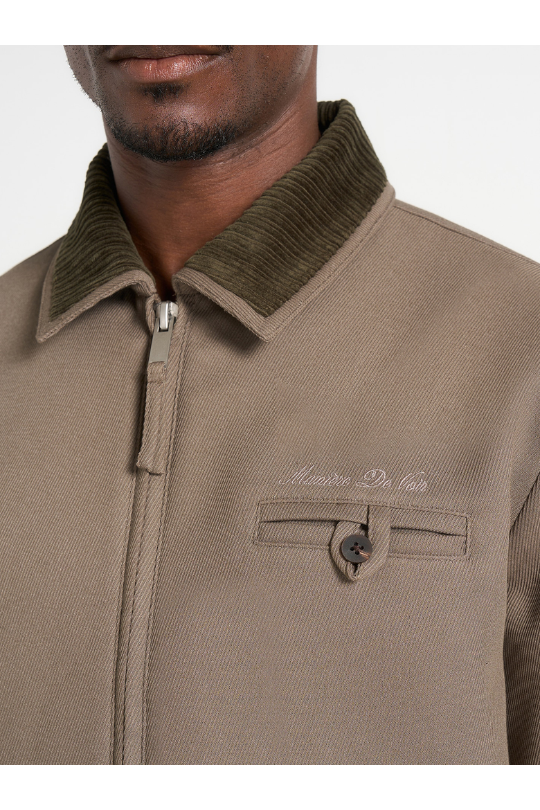 Kilian Unisex Twill Signature Jacket, Alternate, color, Olive