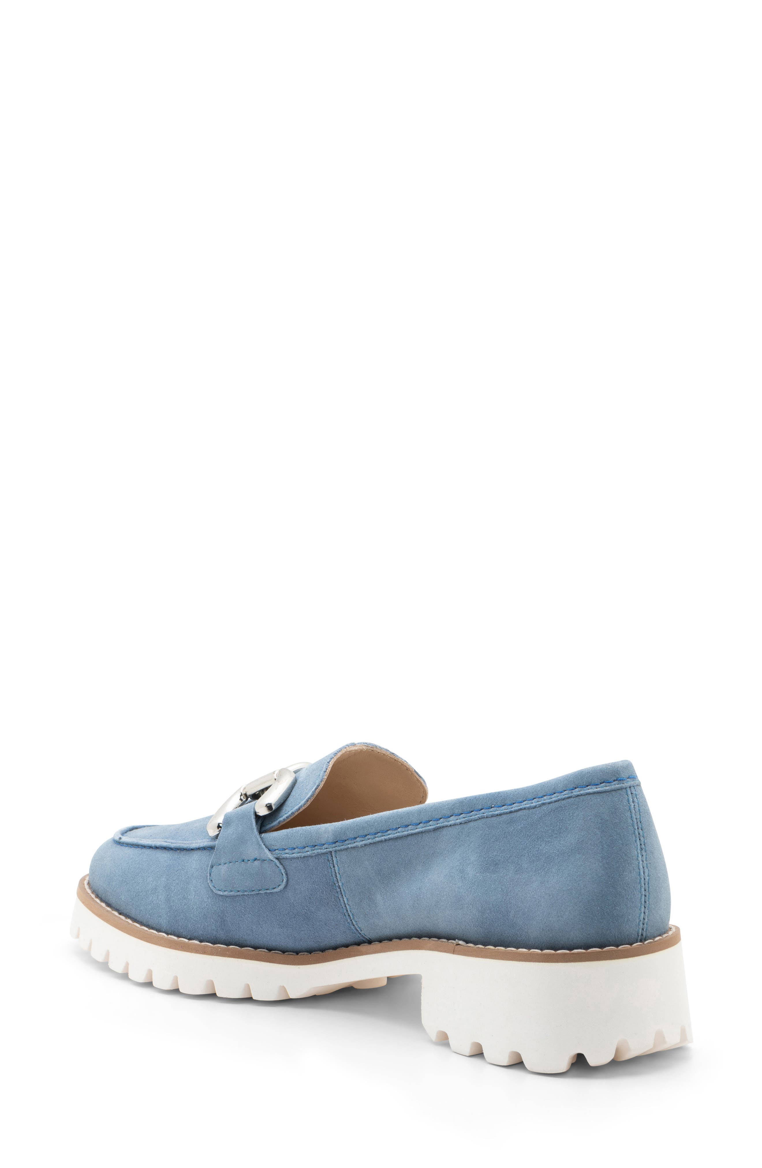 Kiana Bit Loafer, Alternate, color, COOL BLUE