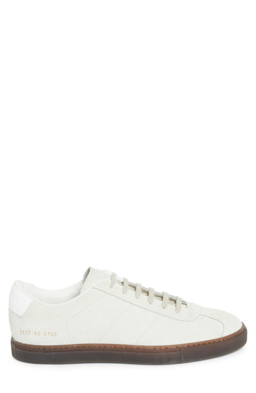 Common Projects Field Suede Trainer Sneaker In White