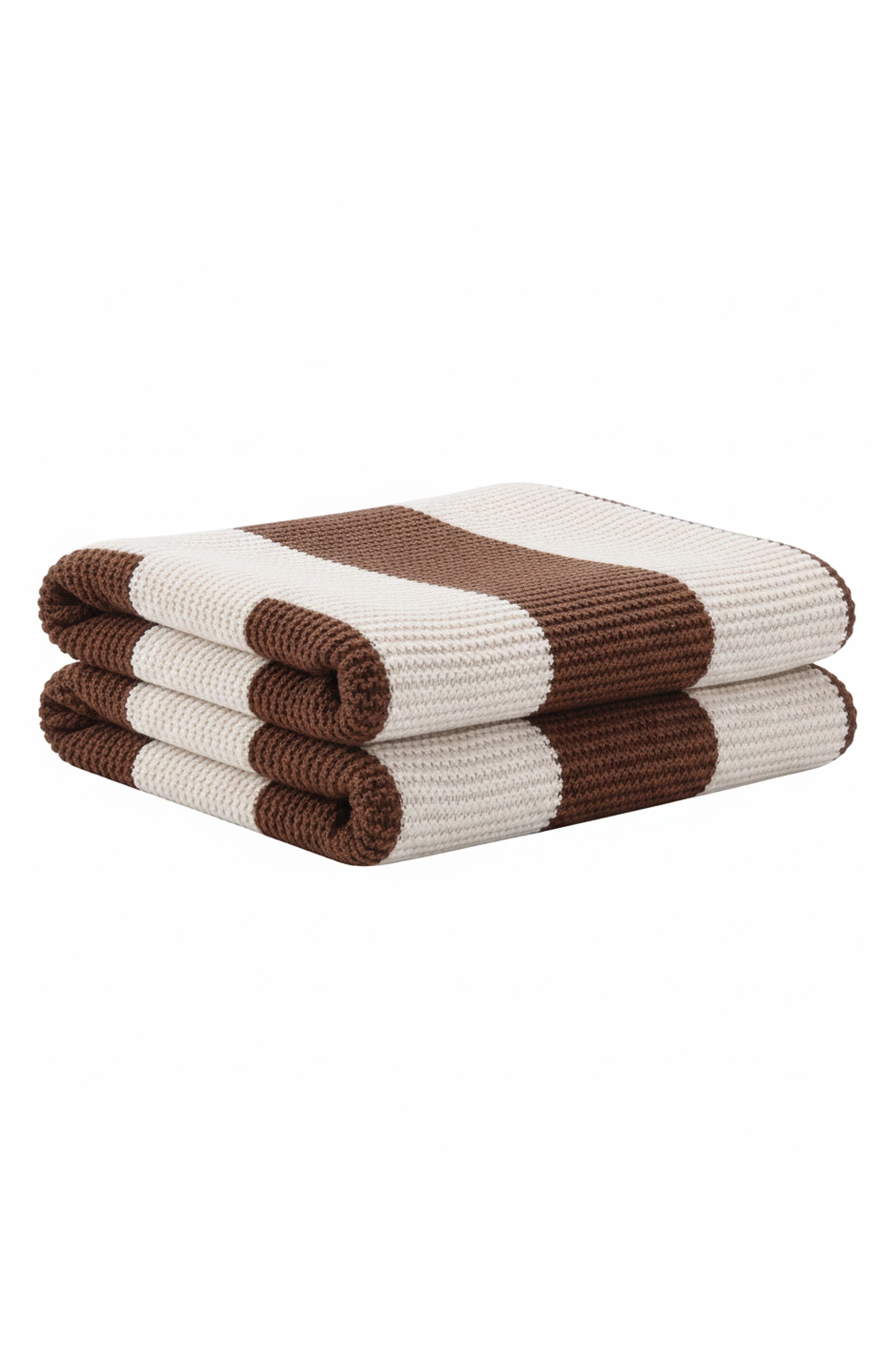 Luxury Home Vintage Stripe Fluffy Throw Blanket