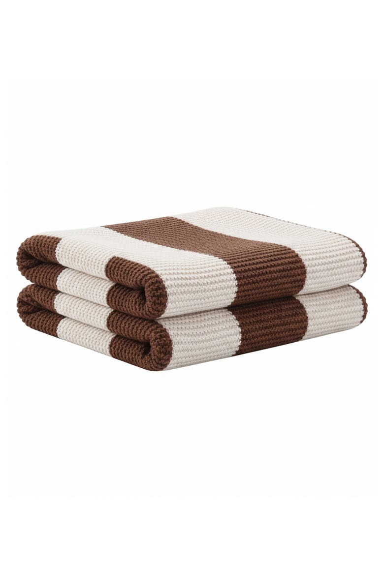 Luxury Home Vintage Stripe Fluffy Throw Blanket, Main, color, 