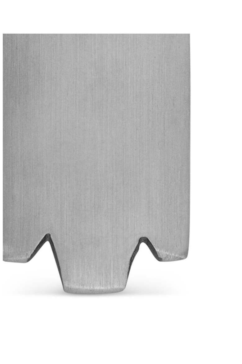 Deco Ingot Tag with Pavé Black Diamonds, Alternate, color, STERLING SILVER