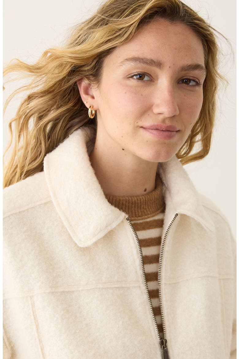 Sloane Bouclé Jacket, Alternate, color, CREAM