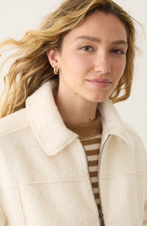 Marine Layer Sloane Bouclé Jacket In Neutral