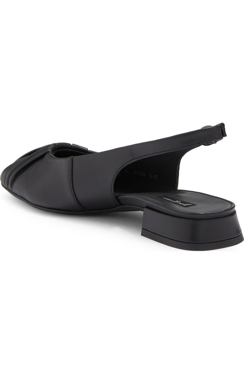 Paul Green Adele Slingback Flat, Alternate, color, Black Soft Nappa