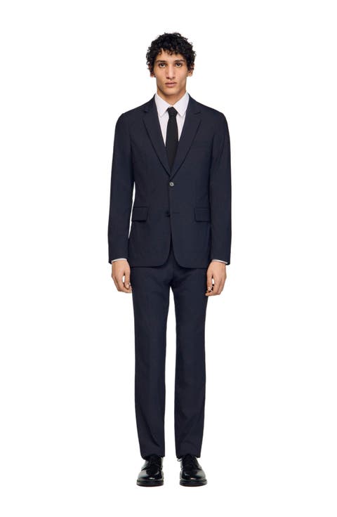 Wool suit jacket