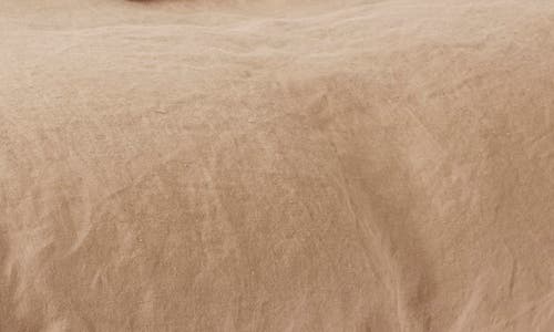Coyuchi Relaxed Organic Linen Duvet Cover In Doe