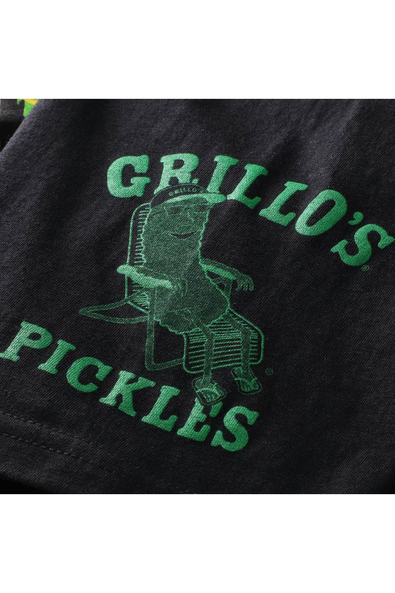 Men's Front Row Motorsports  Black Todd Gilliland #34 Grillo's Pickles T-Shirt, Alternate, color, Black