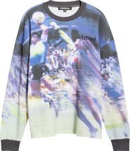 CRIMINAL DAMAGE Hand of God Graphic Waffle Knit T-Shirt
