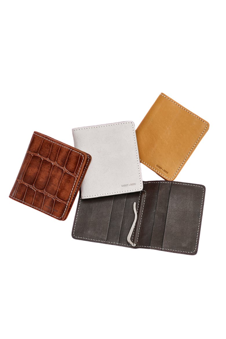 Bifold Wallet with Money Clip, Alternate, color, Black Mahogany