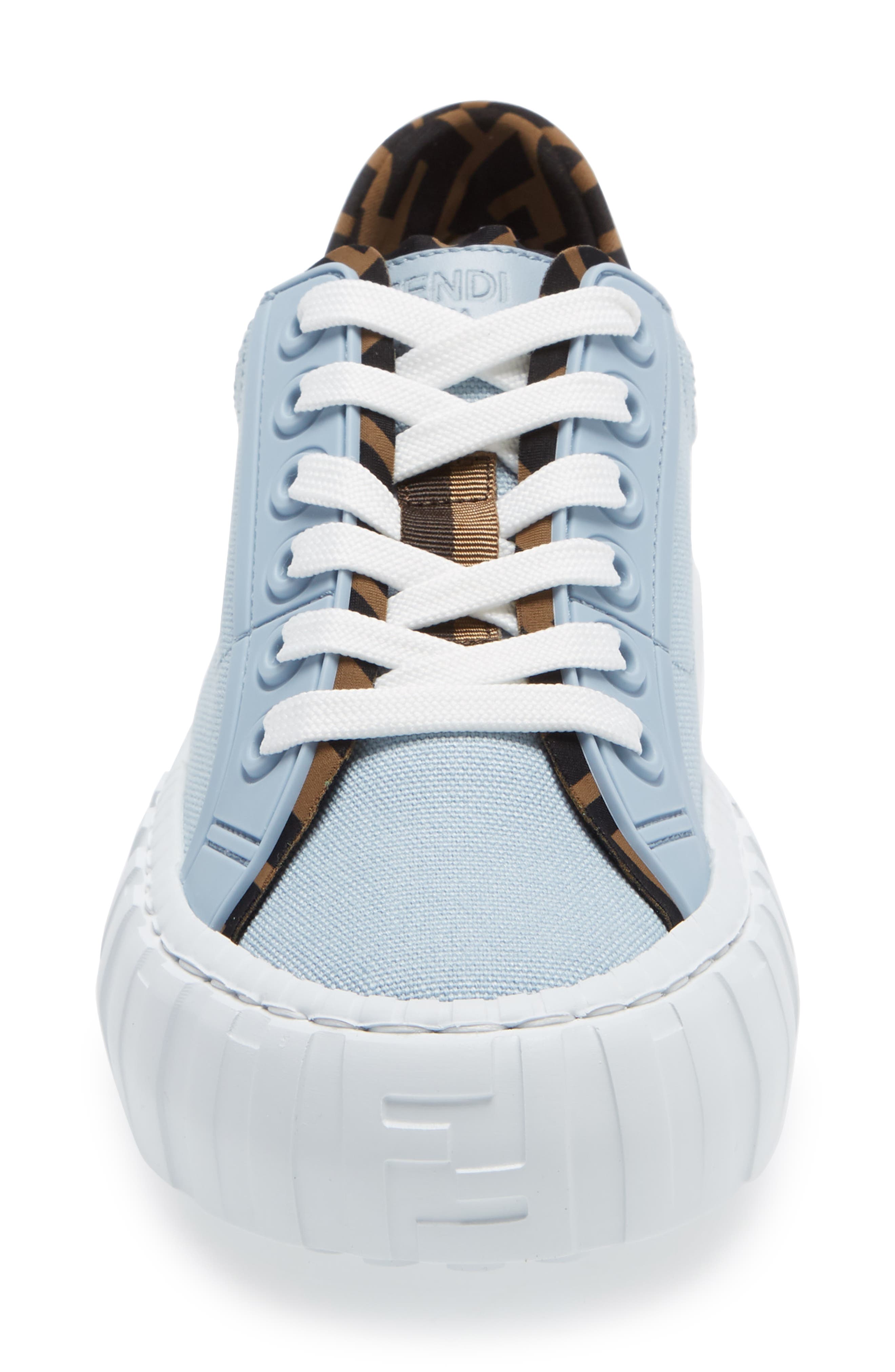 FF Logo Platform Sneaker, Alternate, color, SKY