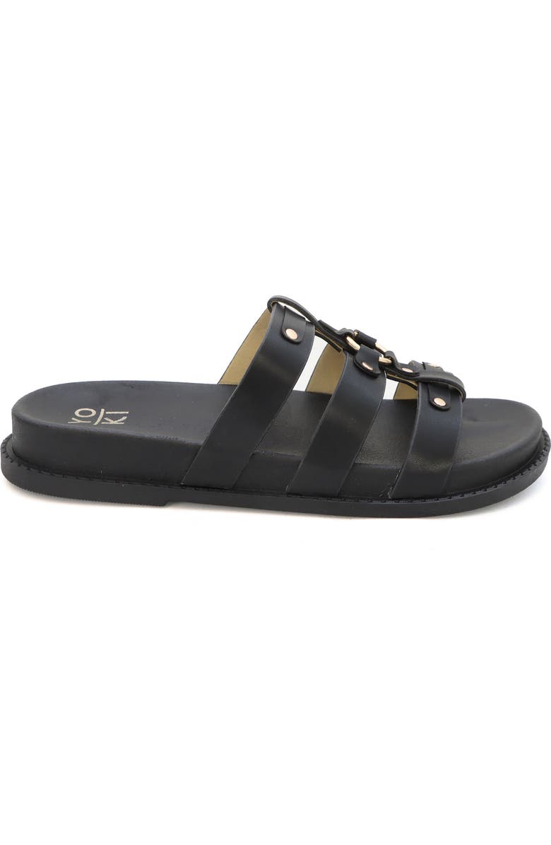 YOKI Nicole Stud Slide Sandal, Alternate, color,