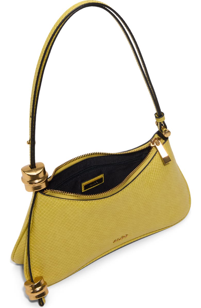 ALDO Amelliee Faux Leather Shoulder Bag, Alternate, color, Yellow