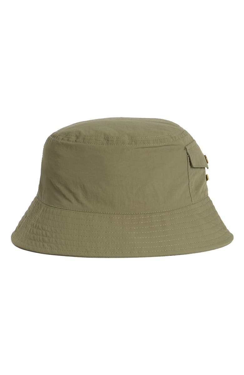 Barbour Tracker Showerproof Bucket Hat, Main, color, Dusty Olive