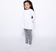 Mixed Up Clothing Girls Ruffle Hem Tiered Tunic and Legging Set
