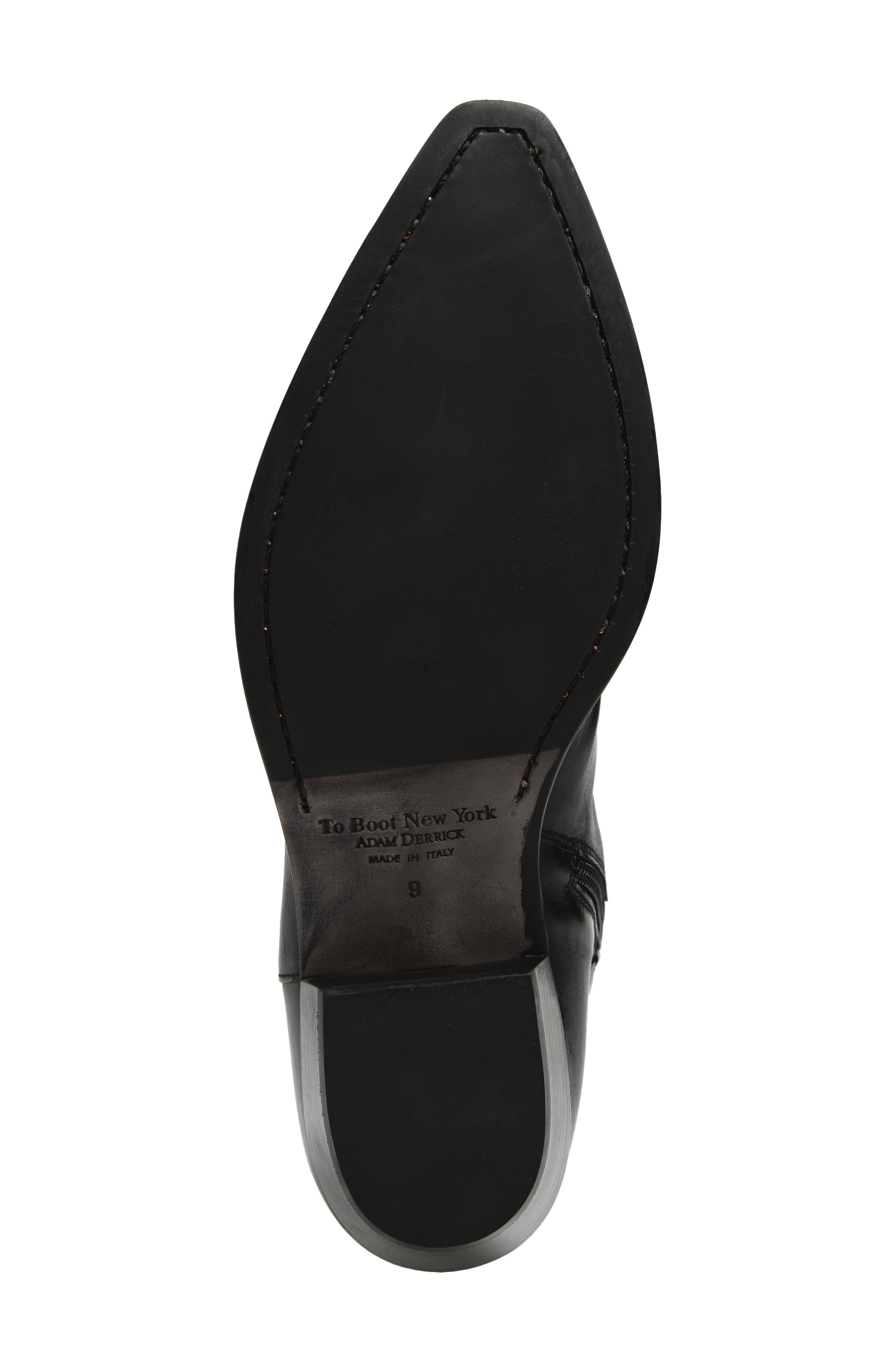 TO BOOT NEW YORK Deacon Western Boot, Alternate, color, Todi Nero