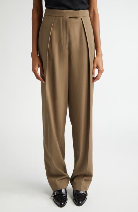 パンツ FERRAGAMO SATIN WIDE LEG TROUSERS Ferragamo wide-leg Satin Trousers | Black | FARFETCH BH