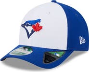 New Era Men's New Era White Toronto Blue Jays Player Replica 9FORTY Adjustable Hat
