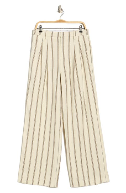 Charles Stripe Linen Blend Pants