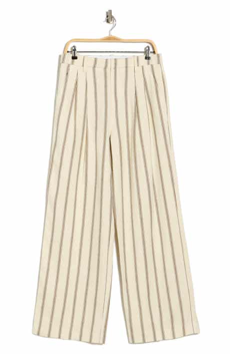 A.L.C. Charles Stripe Linen Blend Pants