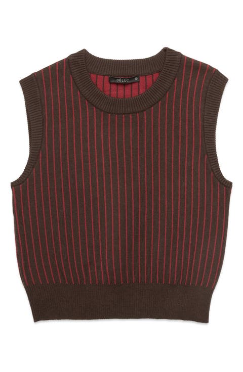 Bruce Stripe Sweater Vest