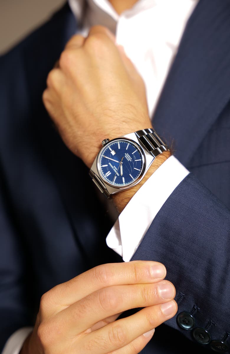 FREDERIQUE CONSTANT Highlife Automatic COSC Interchangeable Strap Watch, 41mm, Alternate, color, Silver-Tone