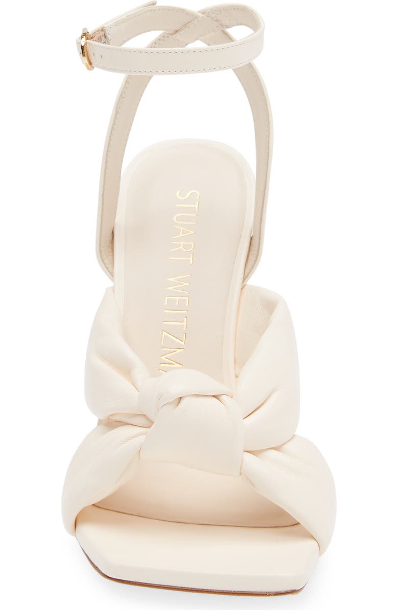 Stuart Weitzman Playa Ankle Strap 100 Knot Sandal, Alternate, color, Seashell