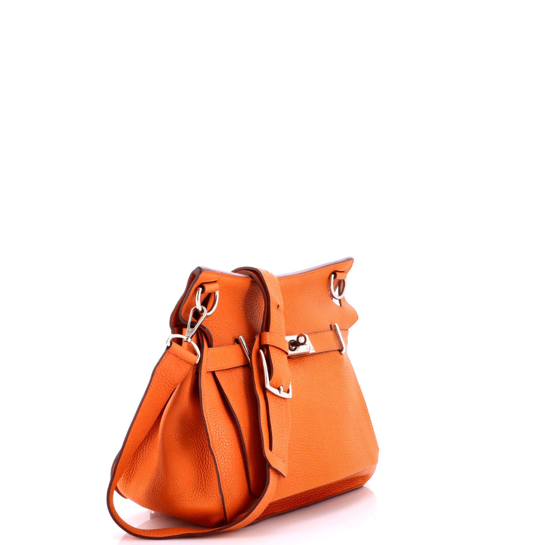 Pre-Owned Hermes Jypsiere Bag Clemence 34, Alternate, color, Orange H