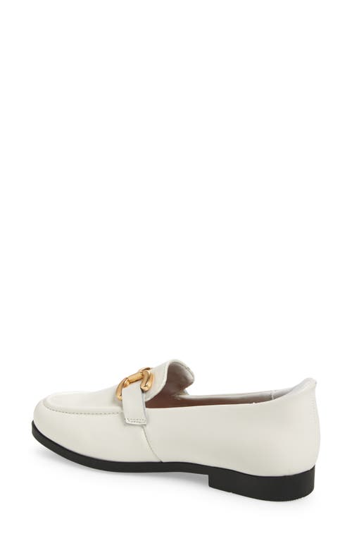 Marc Joseph New York Carmel Court Bit Buckle Loafer In Ivory Napa