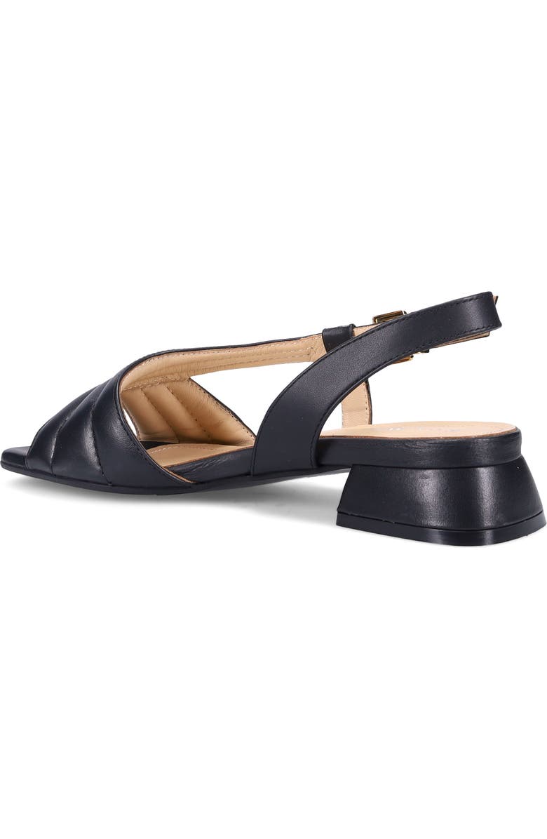 Ron White Blair Slingback Leather Sandal, Alternate, color, Onyx