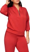 SPANX® AirEssentials Shawl Collar Quarter Zip Sweatshirt