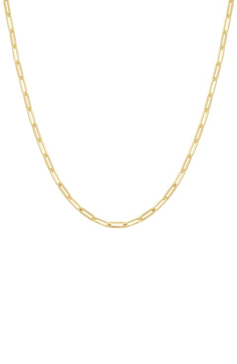 Paper Clip Chain Necklace