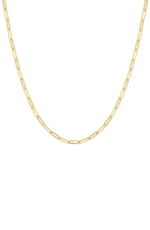 Ania Haie Paper Clip Chain Necklace In Gold