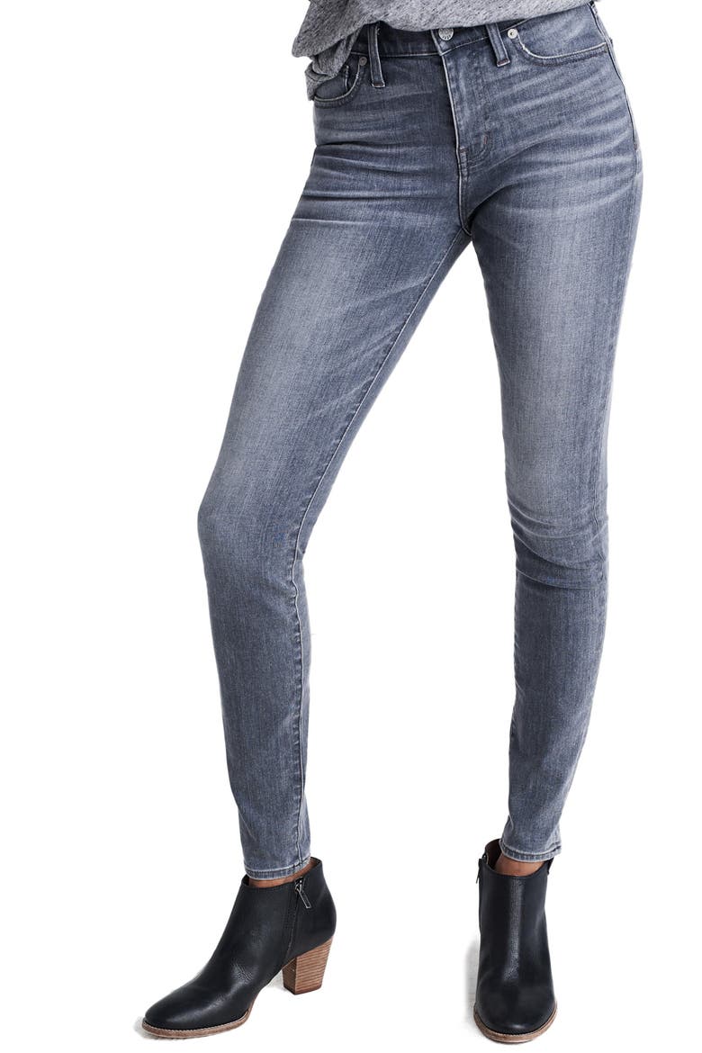 High Rise Skinny Jeans, Main, color, SHAW WASH