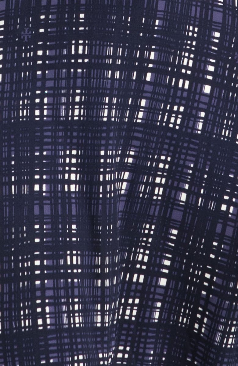 Tory Burch 'Clementine' Plaid A-Line Dress, Alternate, color, 