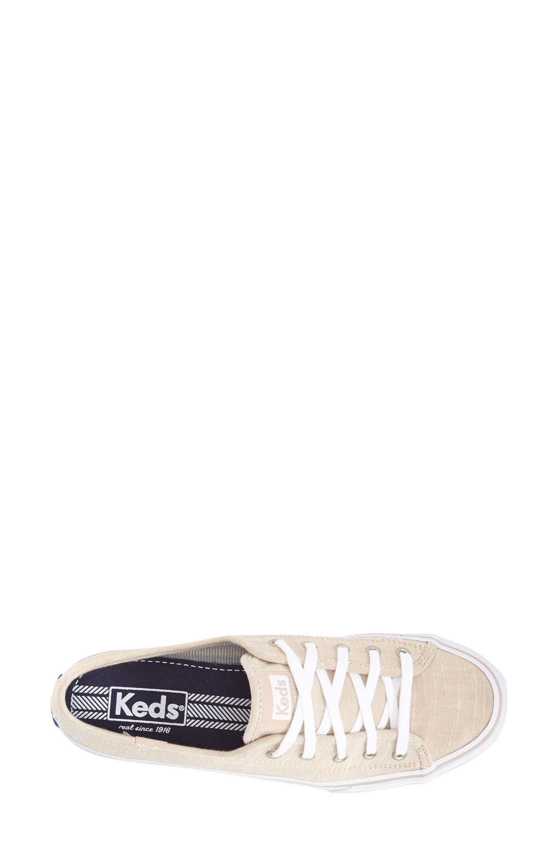 'Double Up - Linen' Sneaker, Alternate, color, NATURAL