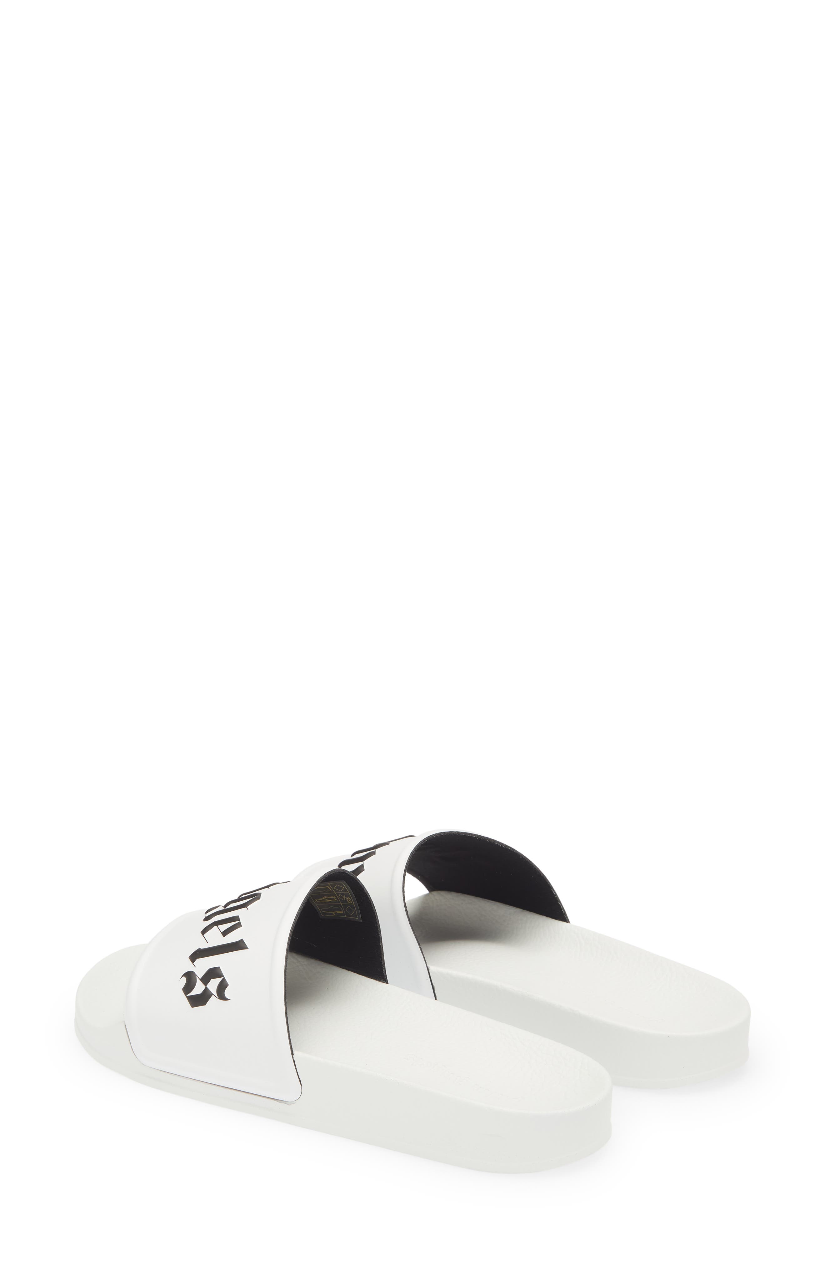 Palm Angels Logo Pool Slide Sandal, Alternate, color, 