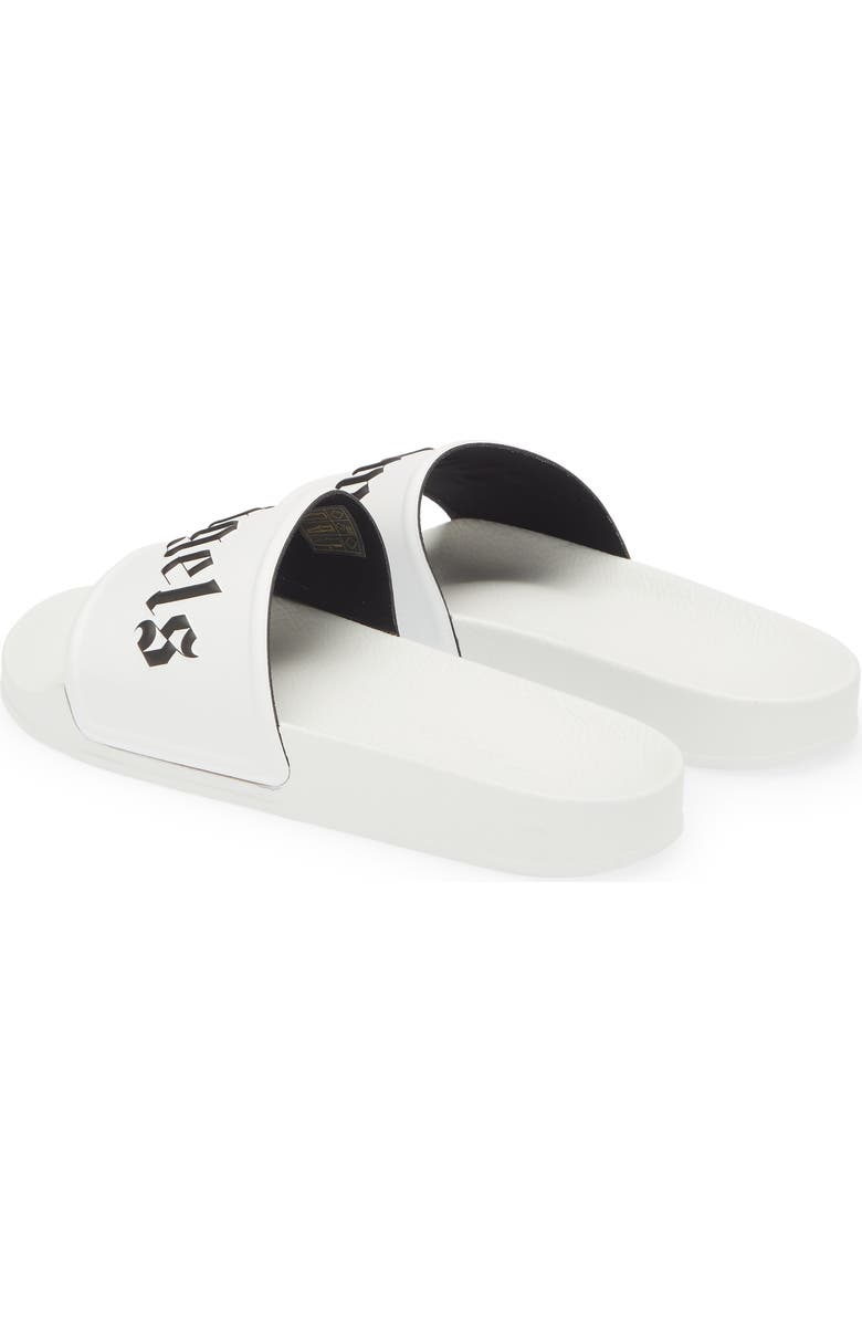 Palm Angels Logo Pool Slide Sandal, Alternate, color,