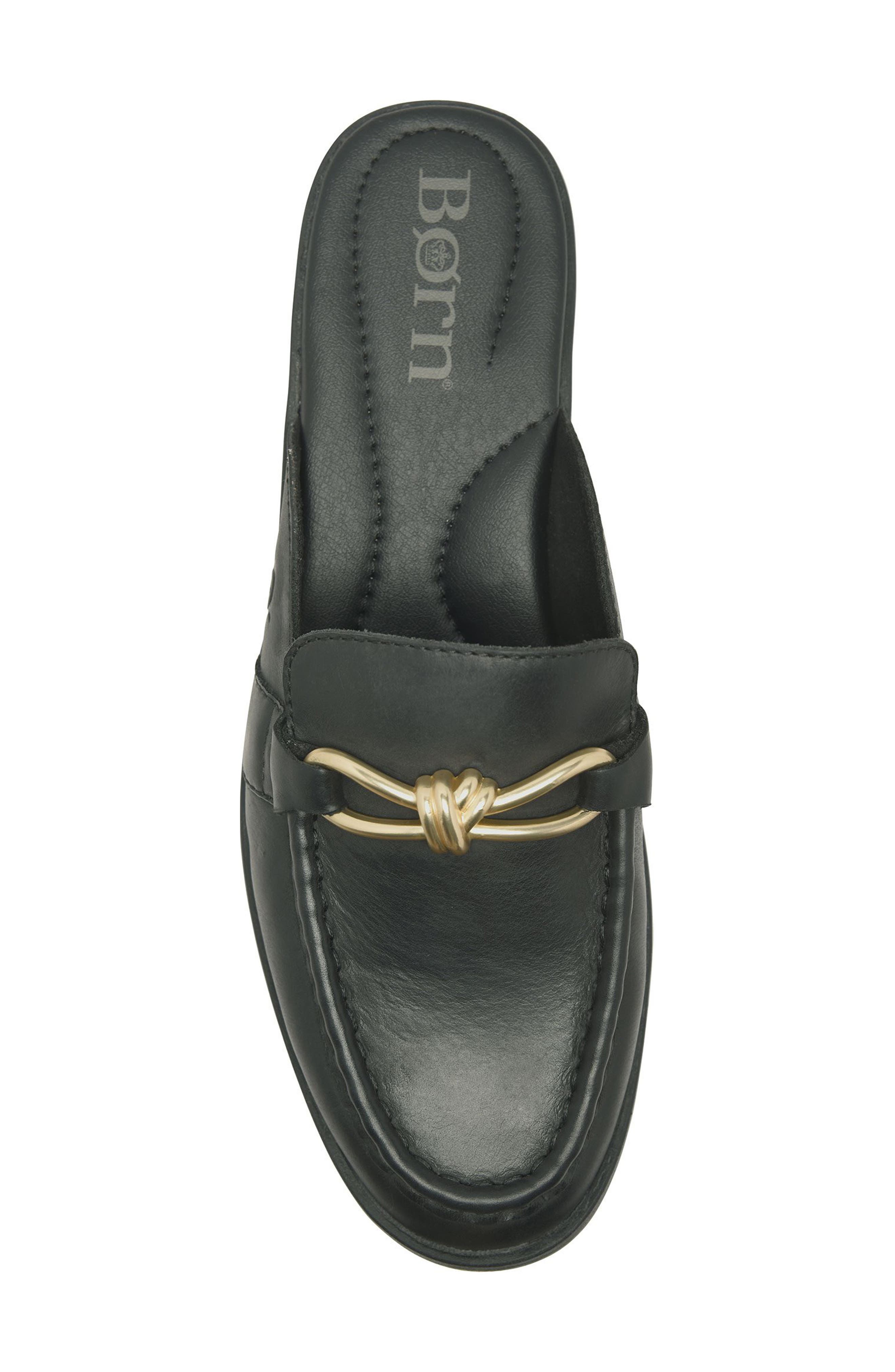 Børn Claire Bit Mule, Alternate, color, Black Leather