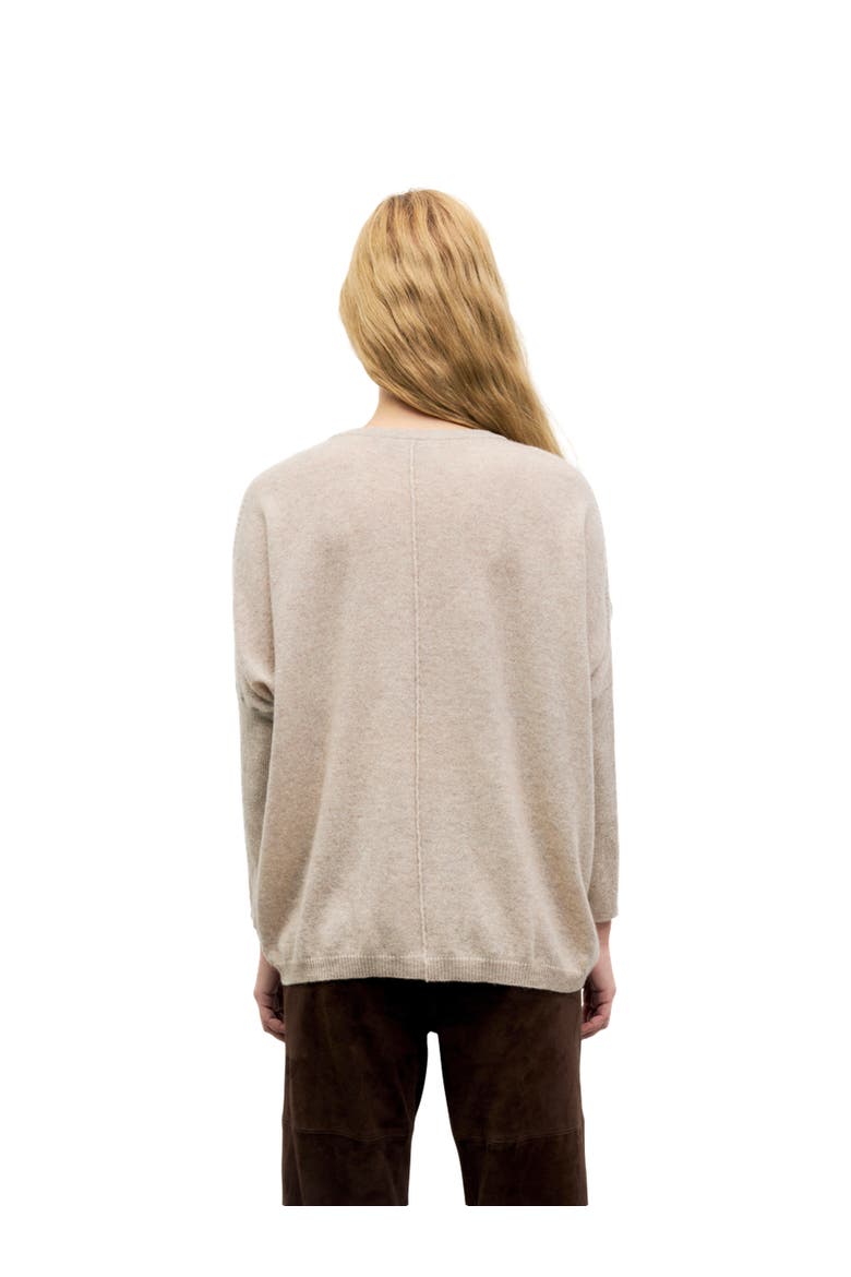 Reta Long Sleeve Relaxed Fit Jumper, Alternate, color, Pink Beige