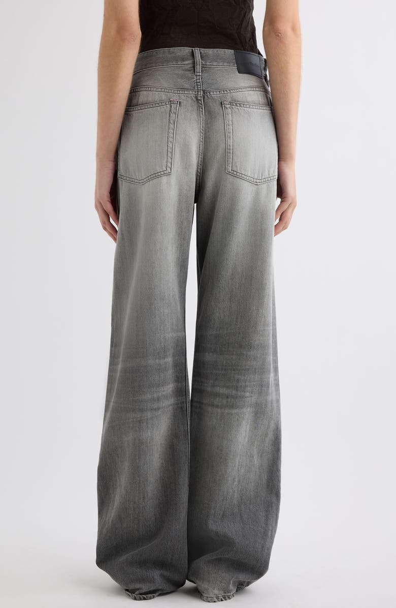 Acne Studios 2021 Orlando Wide Leg Jeans, Alternate, color, Ash Grey