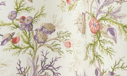 Matouk Del Tersoro Linen Shower Curtain In Sea Orchid