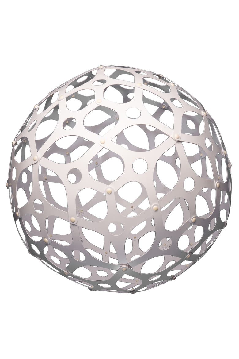 18" Solar Peace Light White Outdoor Hanging Décor, Main, color, Multicolored