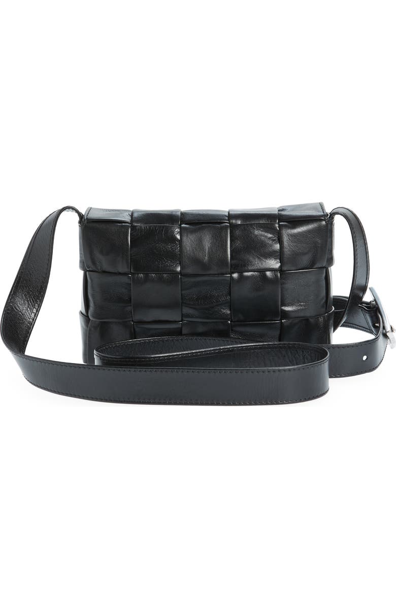 Bottega Veneta Small Cassette Intrecciato Leather Crossbody Bag, Alternate, color,
