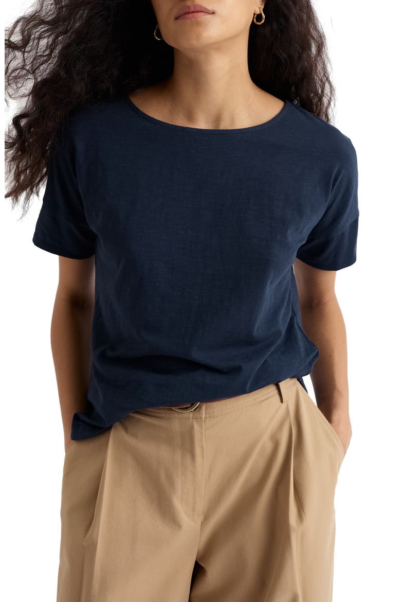 Bryher View Organic Cotton T-Shirt, Main, color, MARITIME
