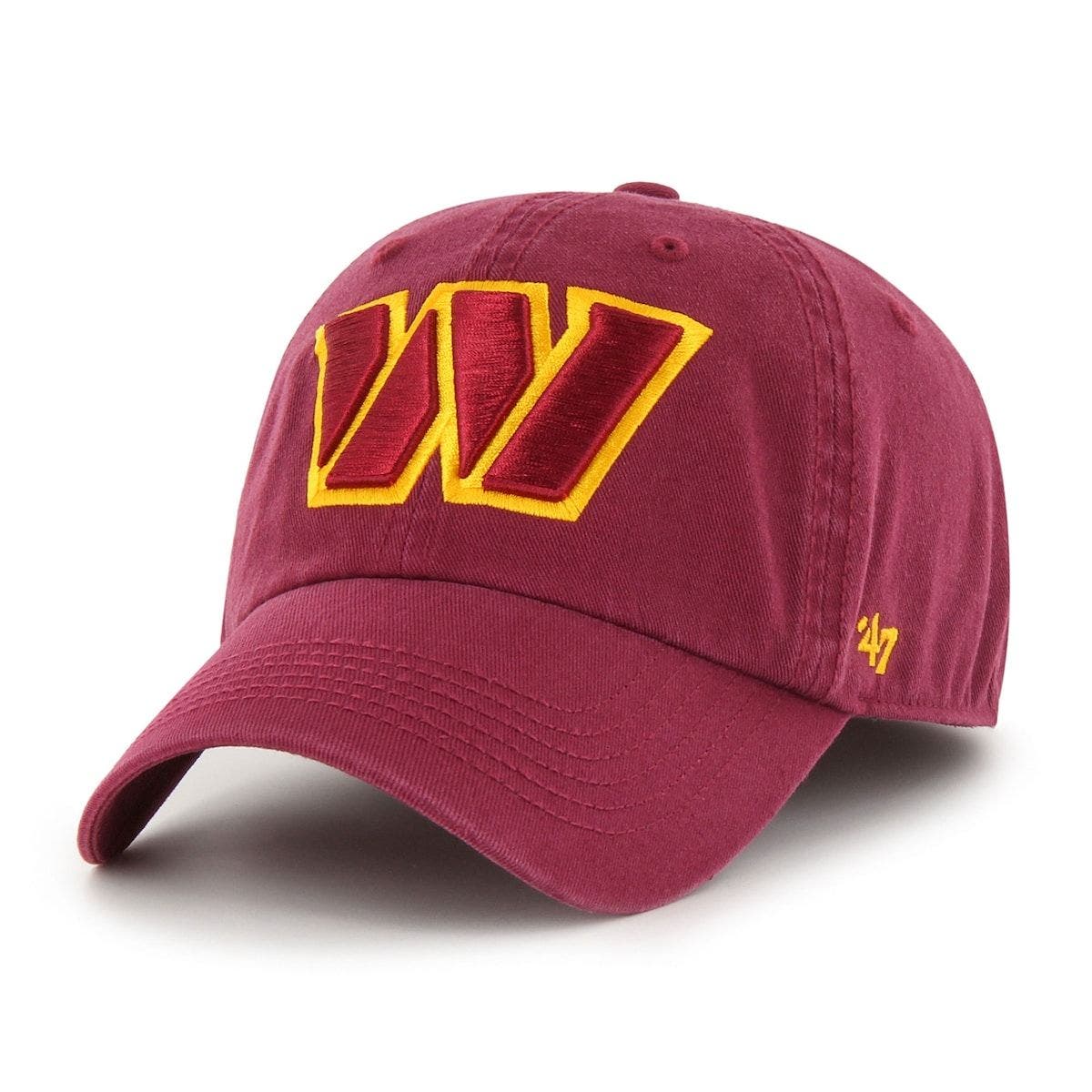 '47 Men's '47 Burgundy Washington Commanders Franchise Logo Fitted Hat ...
