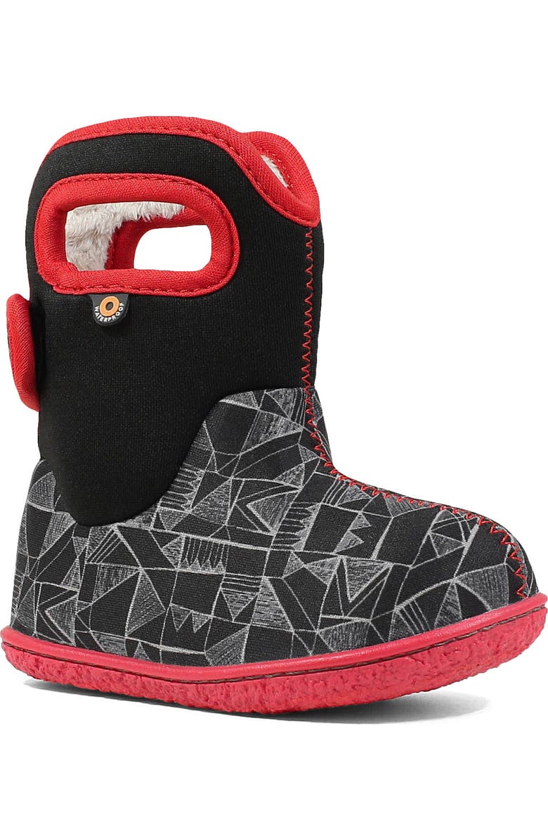 Bogs Baby Bogs Geo Maze Insulated Waterproof Boot, Main, color,