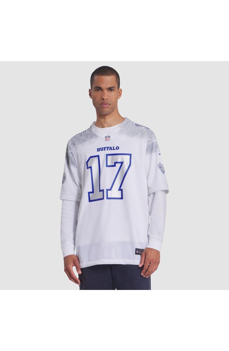 Nike Men's Nike Josh Allen White Buffalo Bills 2025 Rivalries Collection Game Jersey, Alternate, color,