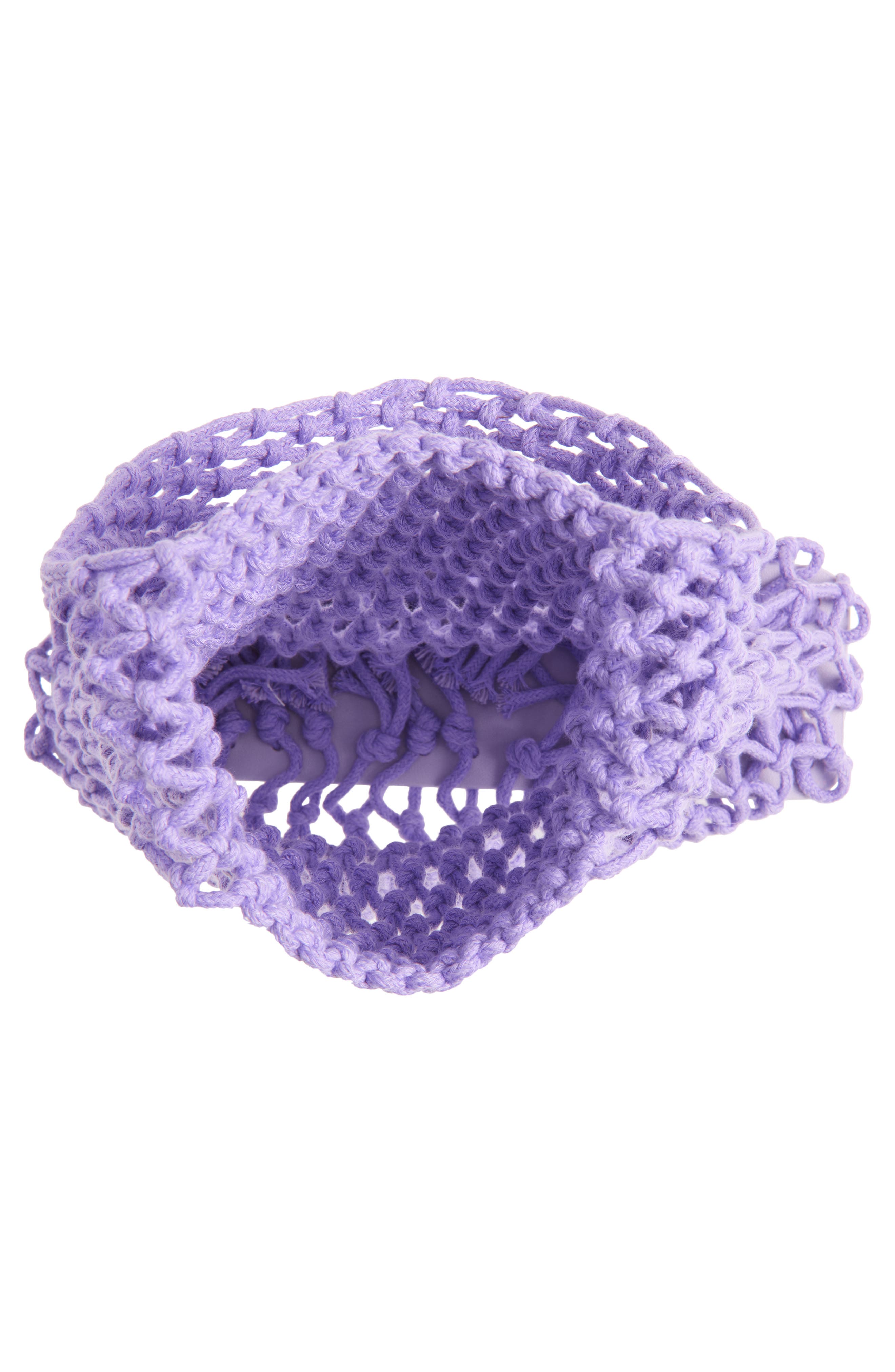 Ruby & Ry Kids' Netted Tote Bag, Alternate, color, Purple