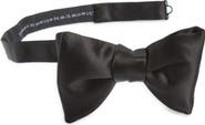 TOM FORD Pre-Tied Solid Satin Bow Tie